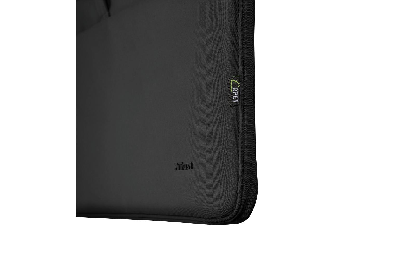 Trust Notebook-Tasche für Notebooks bis 16" – Trolley-Band, abnehmbarer Schultergurt – Schwarz