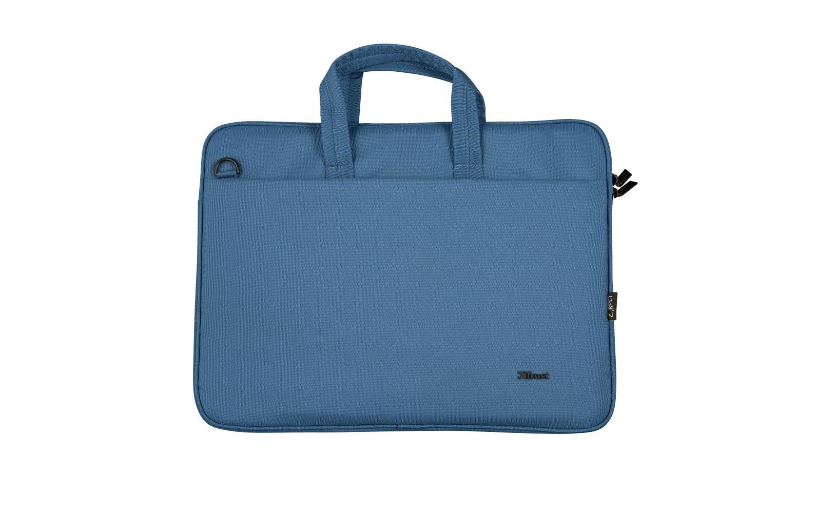 Trust Notebook-Tasche für Notebooks bis 16" – Trolley-Band, abnehmbarer Schultergurt – Blau