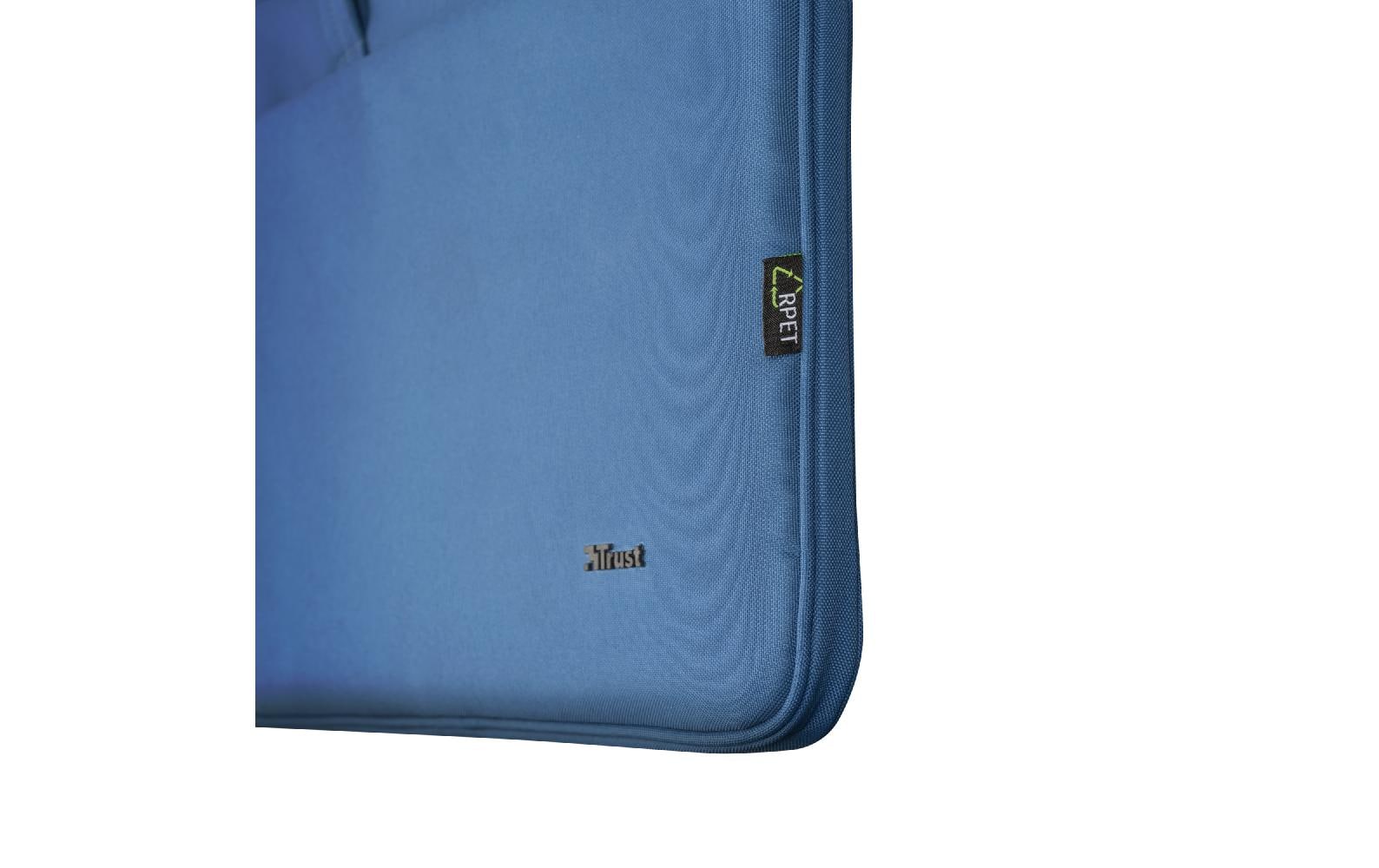 Trust Notebook-Tasche für Notebooks bis 16" – Trolley-Band, abnehmbarer Schultergurt – Blau