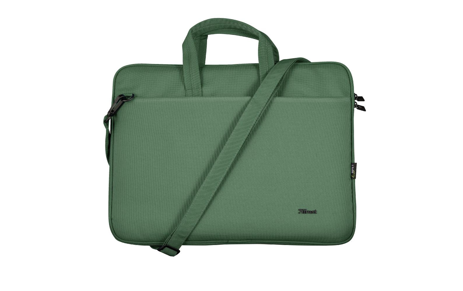 Trust Notebook-Tasche bis 16" – GRS-zertifiziert, schockresistent – Grün