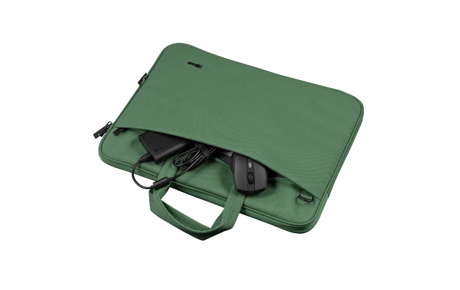 Trust Notebook-Tasche bis 16" – GRS-zertifiziert, schockresistent – Grün