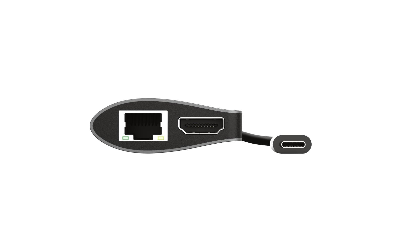 Trust Dalyx 7-in-1 USB-C-Hub – für USB-C-Geräte, HDMI, Gigabit-LAN, Silber
