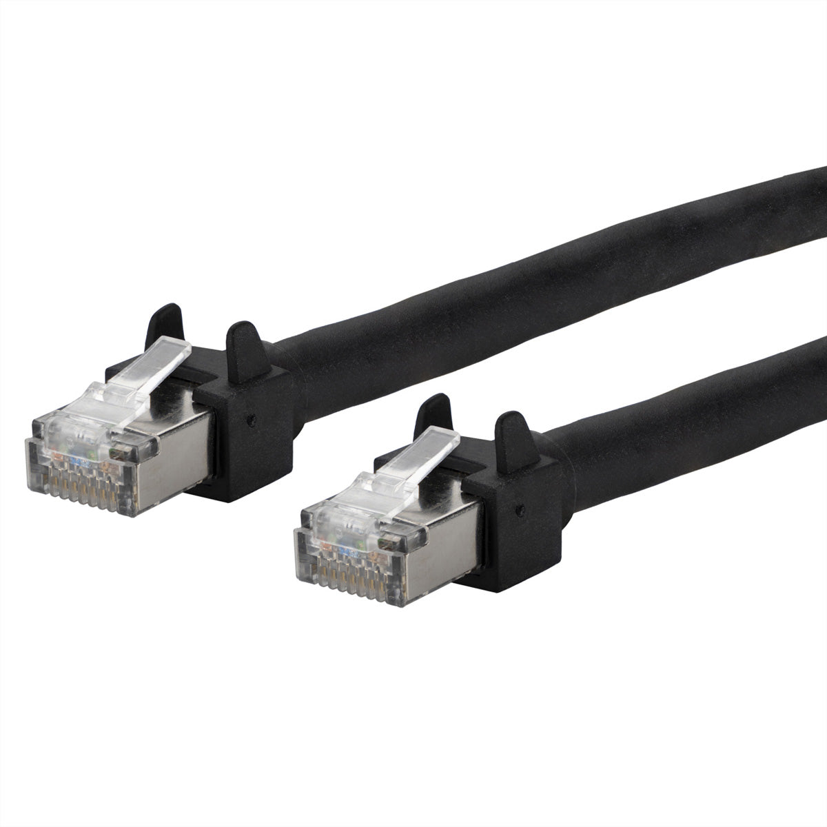 METZ CONNECT Flex500 Patchkabel – Cat5e S/UTP, 20 m, schwarz, LSZH, RJ‑45