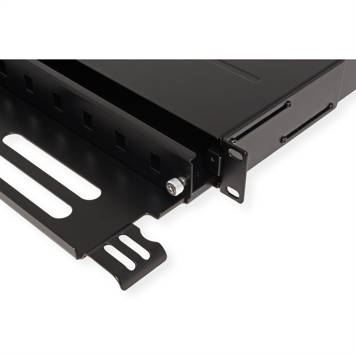 ROLINE Patchpanel LWL – 12× SC-Simplex oder LC-Duplex, 19", 1U, schwarz