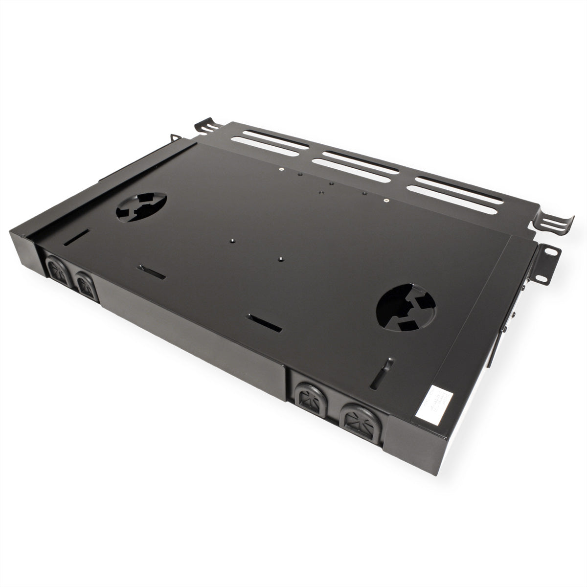 ROLINE Patchpanel LWL – 12× SC-Simplex oder LC-Duplex, 19", 1U, schwarz