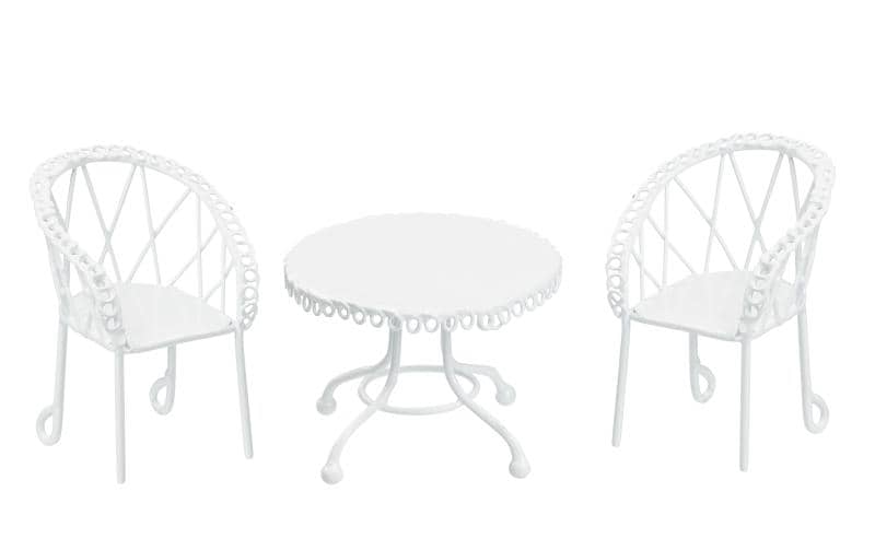 HobbyFun Mini-Möbel Sitzgruppe, Garten, H 6,5 cm