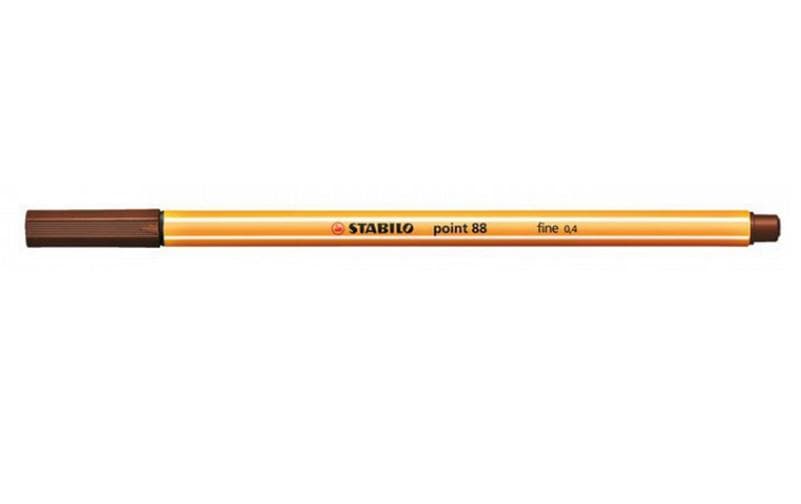 STABILO point 88 Fineliner 0,4 mm – braun