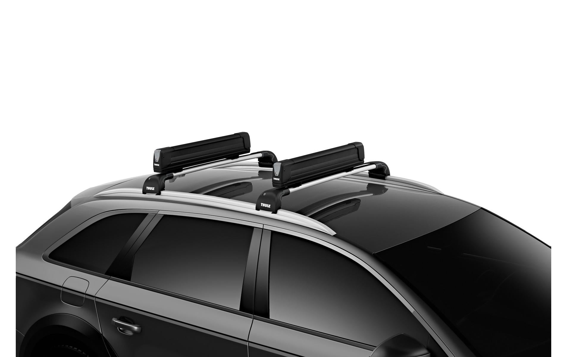 Thule Snowpack Extender – Dachträger – für WingBar/SlideBar – bis 5 Skier/2 Snowboards – schwarz