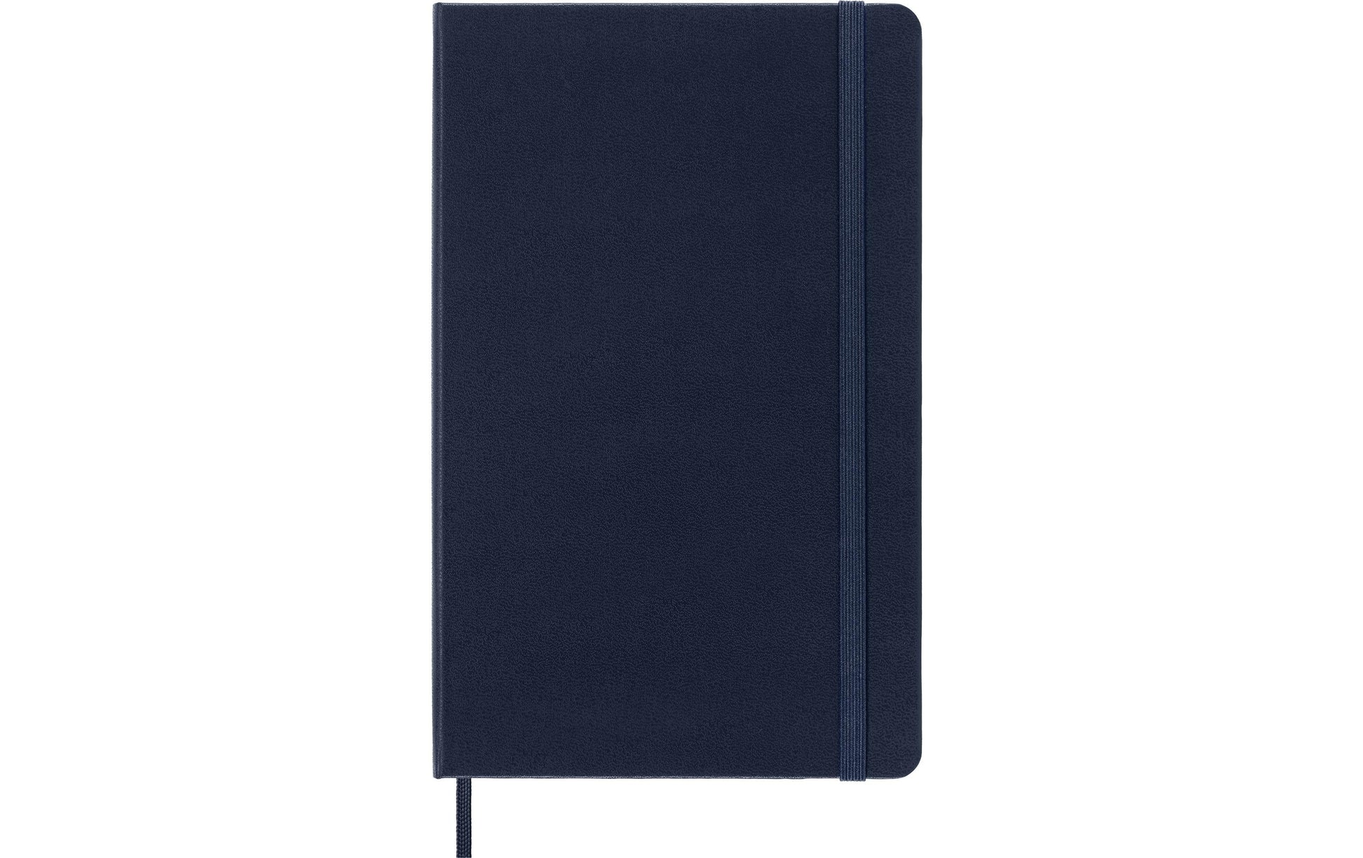 Moleskine Notizbuch – 130 × 210 mm – blanko – 70 g/m² – Hardcover, Gummiband, Tasche – blau – FSC