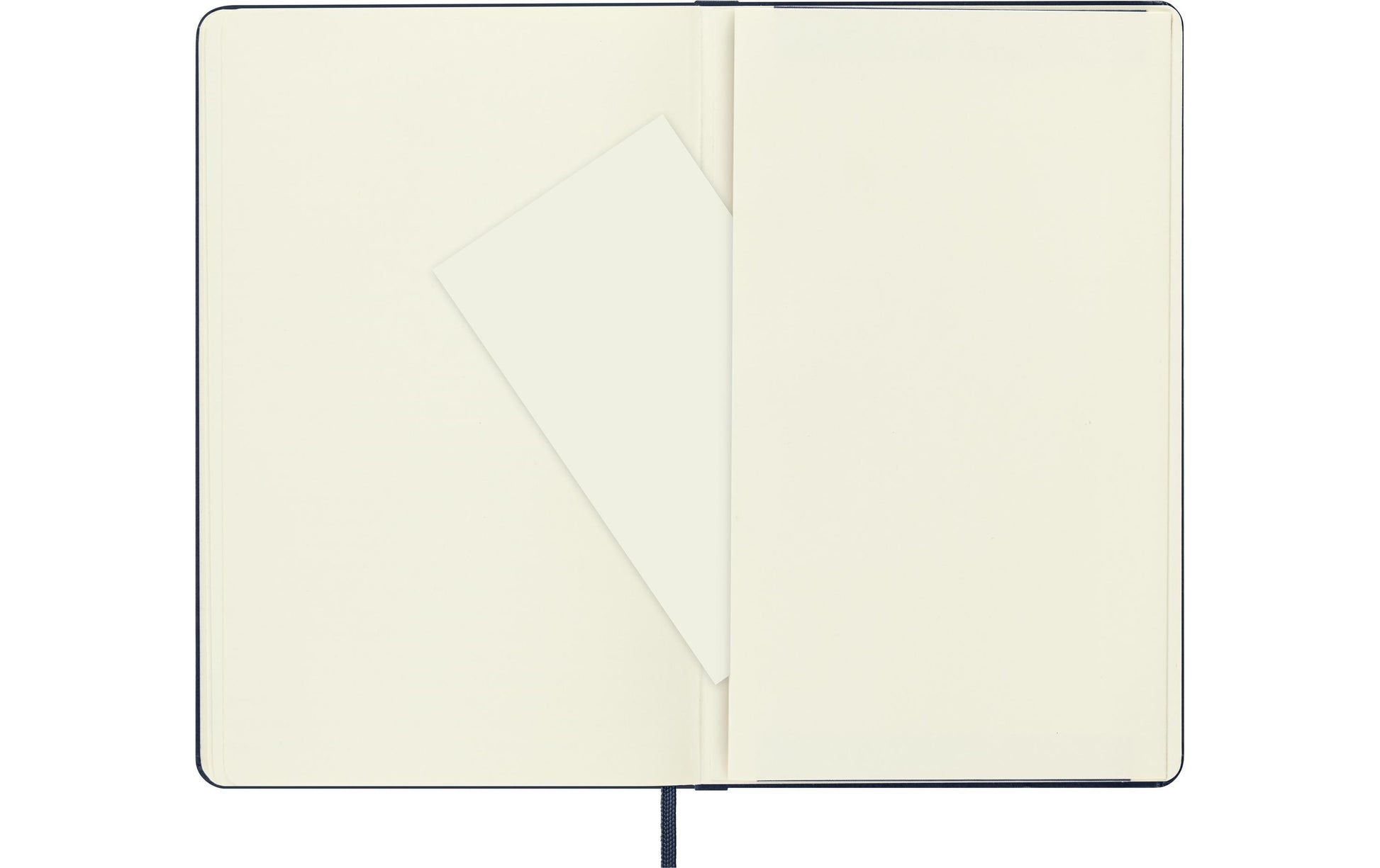Moleskine Notizbuch – 130 × 210 mm – blanko – 70 g/m² – Hardcover, Gummiband, Tasche – blau – FSC