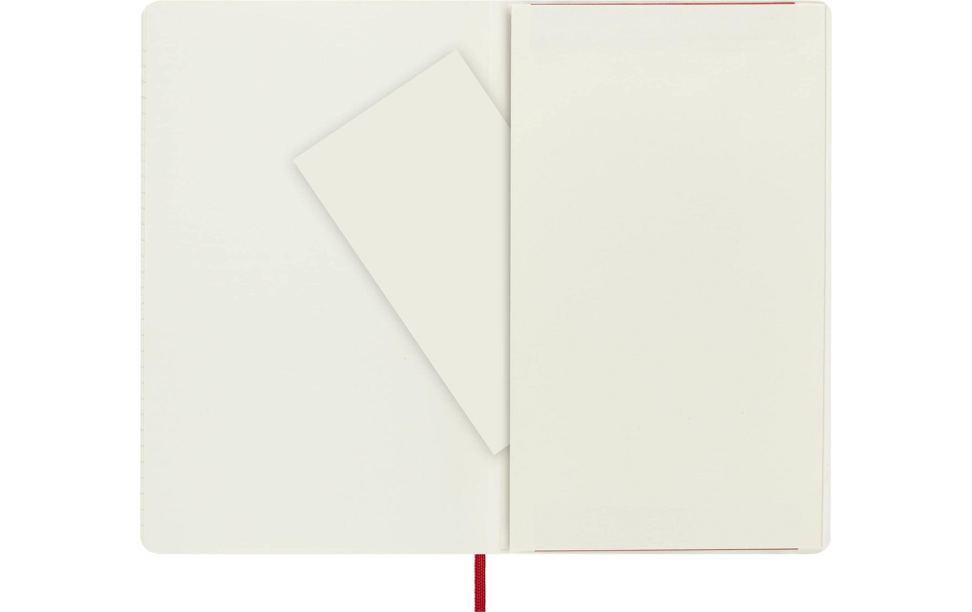 Moleskine Notizbuch – 130 × 210 mm – liniert – 70 g/m² – Softcover, Gummiband, Tasche – Rot, FSC
