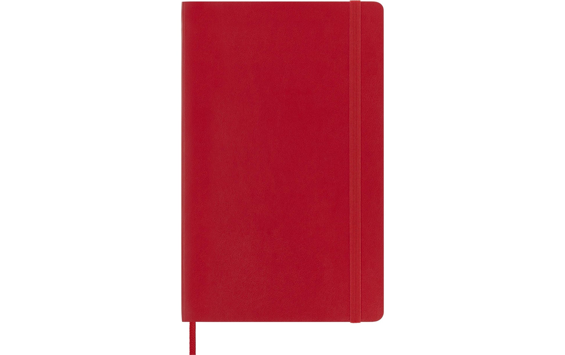 Moleskine Notizbuch – 130 × 210 mm – liniert – 70 g/m² – Softcover, Gummiband, Tasche – Rot, FSC