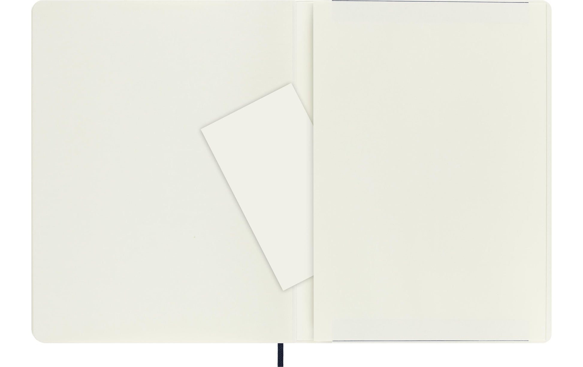 Moleskine Notizbuch – 190 × 250 mm – blanko – 70 g/m² – Softcover, Gummiband, Innentasche, blau, FSC