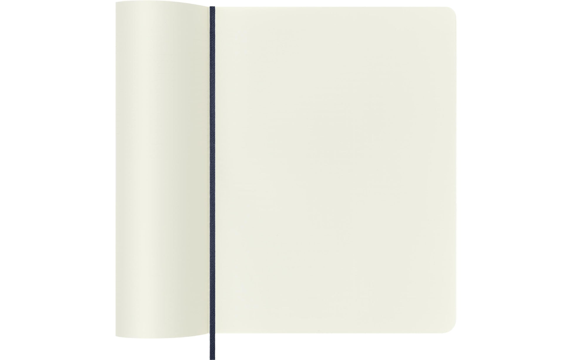 Moleskine Notizbuch – 190 × 250 mm – blanko – 70 g/m² – Softcover, Gummiband, Innentasche, blau, FSC