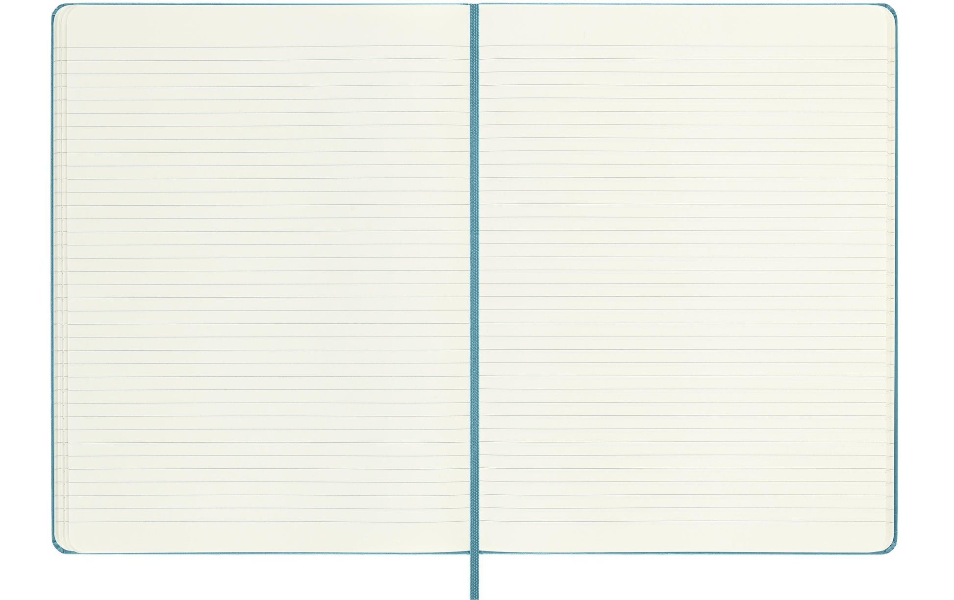 Moleskine Notizbuch – 190 × 250 mm – liniert – 70 g/m² – Hardcover, Gummiband, Innentasche, Blau, FSC