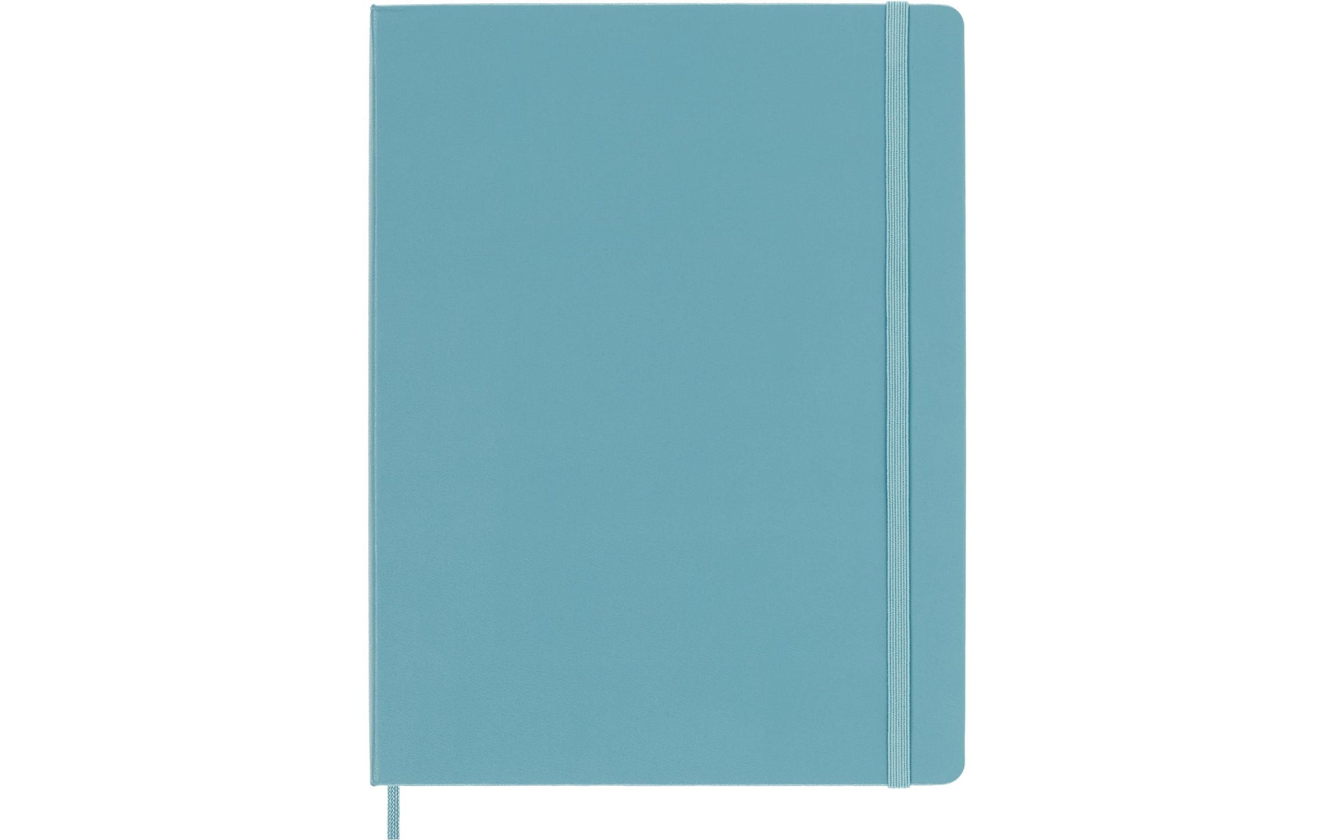 Moleskine Notizbuch – 190 × 250 mm – liniert – 70 g/m² – Hardcover, Gummiband, Innentasche, Blau, FSC