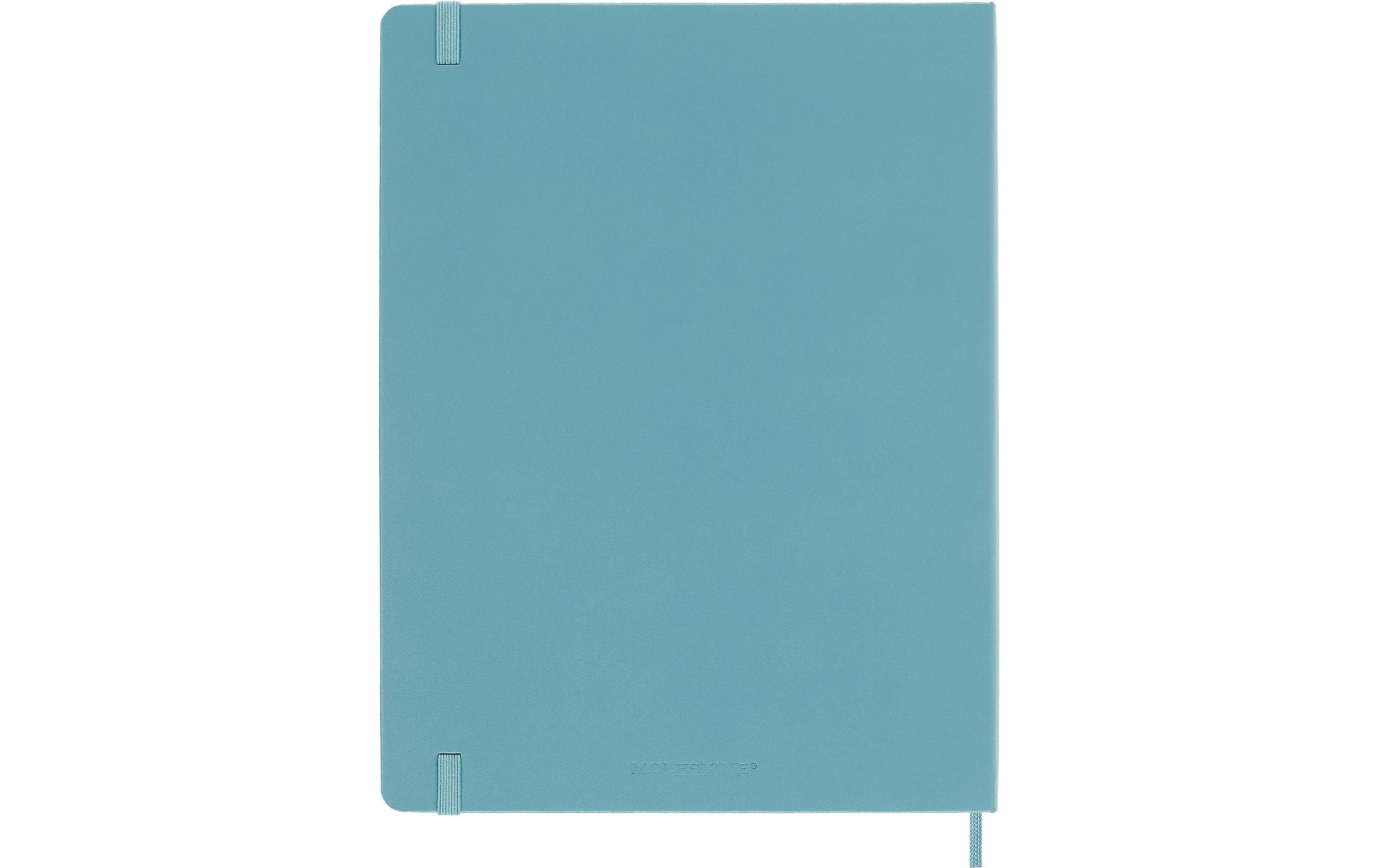 Moleskine Notizbuch – 190 × 250 mm – liniert – 70 g/m² – Hardcover, Gummiband, Innentasche, Blau, FSC