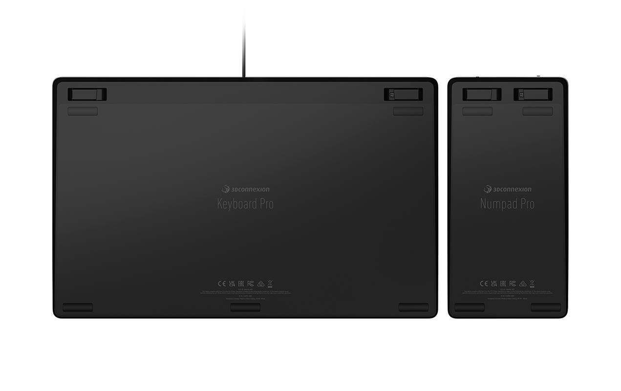 3Dconnexion Keyboard Pro – Tastatur, kabelgebunden (USB-A), CH-Layout (DE-CH), Fullsize (mit Ziffernblock)