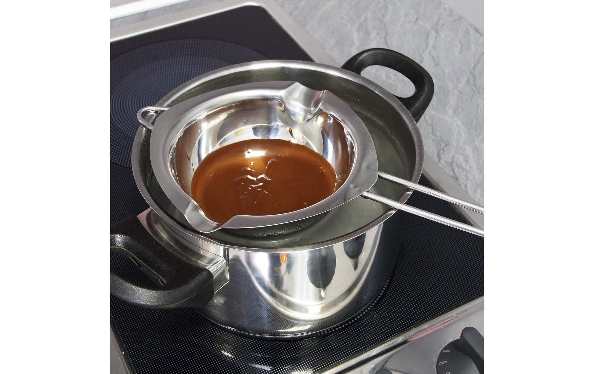 Zenker Schmelztöpfchen 225 ml, Ø 11 × 6 cm, Edelstahl, Silber