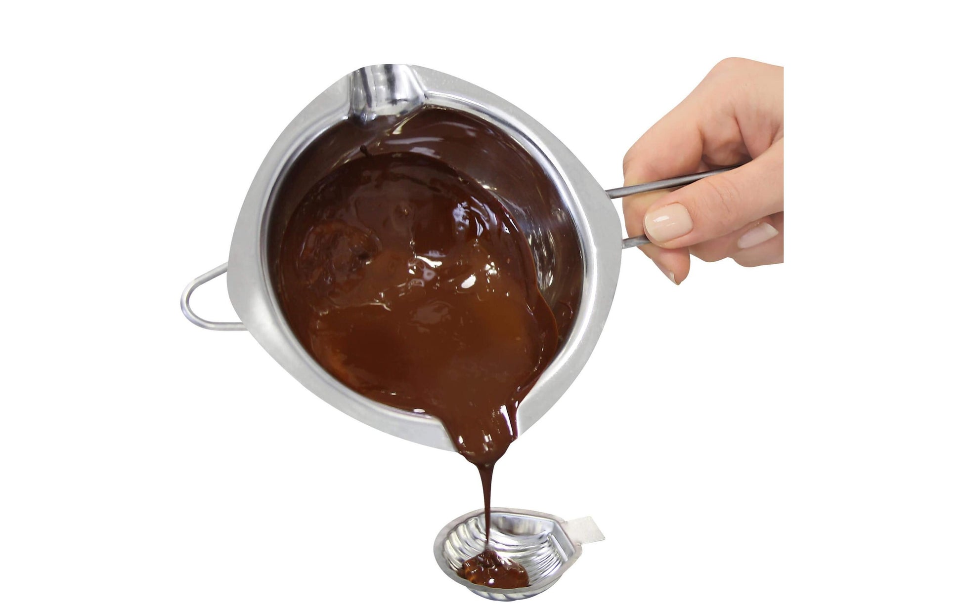 Zenker Schmelztöpfchen 225 ml, Ø 11 × 6 cm, Edelstahl, Silber