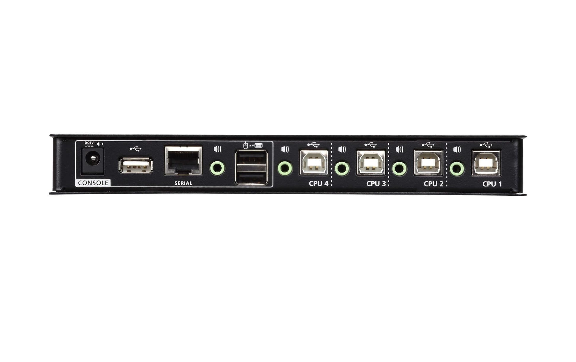ATEN CS724KM – KVM-Switch 4×1, USB 2.0, Audio, externes Netzteil