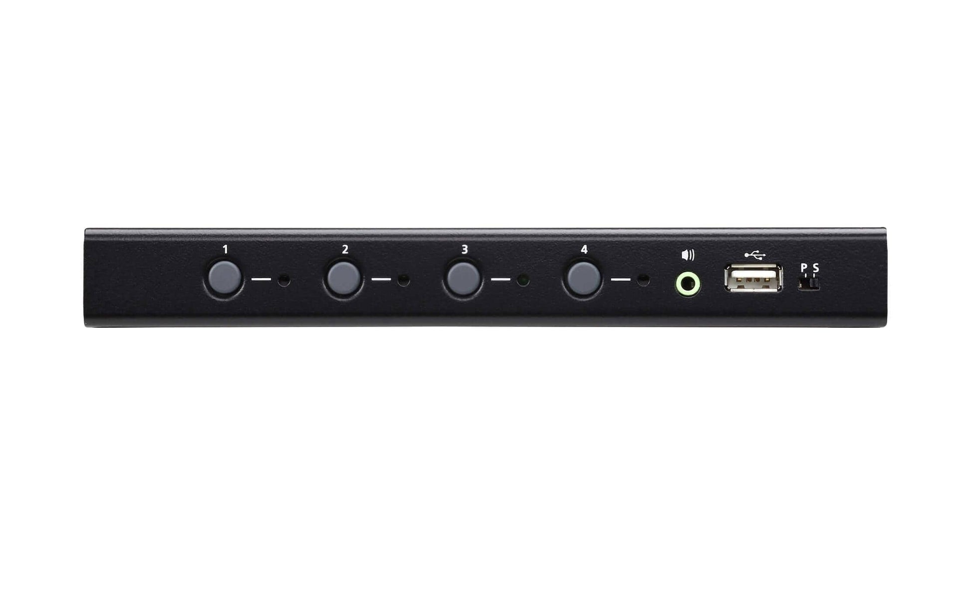 ATEN CS724KM – KVM-Switch 4×1, USB 2.0, Audio, externes Netzteil