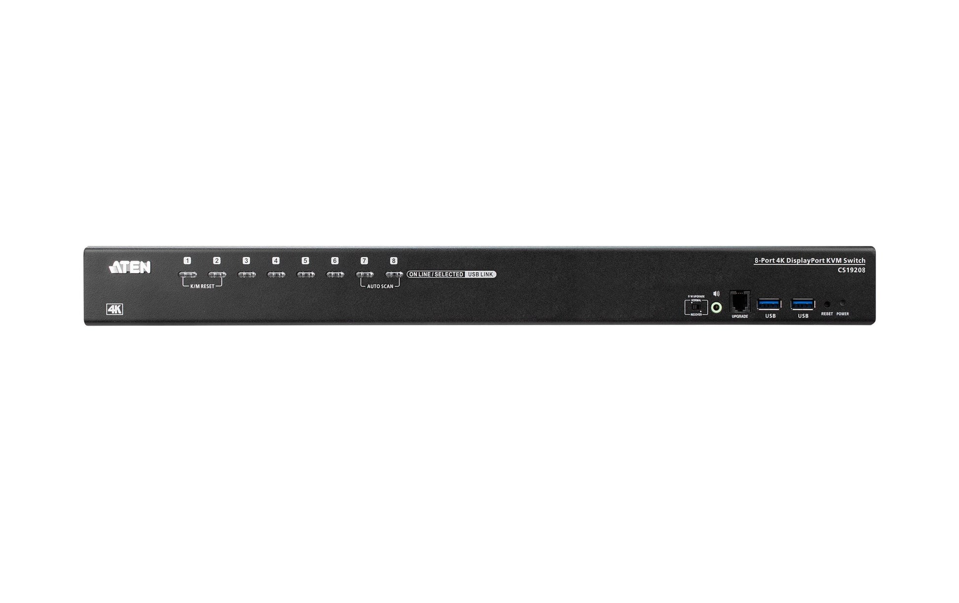 ATEN CS19208 – KVM-Switch, 8-Port, USB 3.2 Gen 1/DisplayPort, 4K (4096 × 2160), kaskadierbar