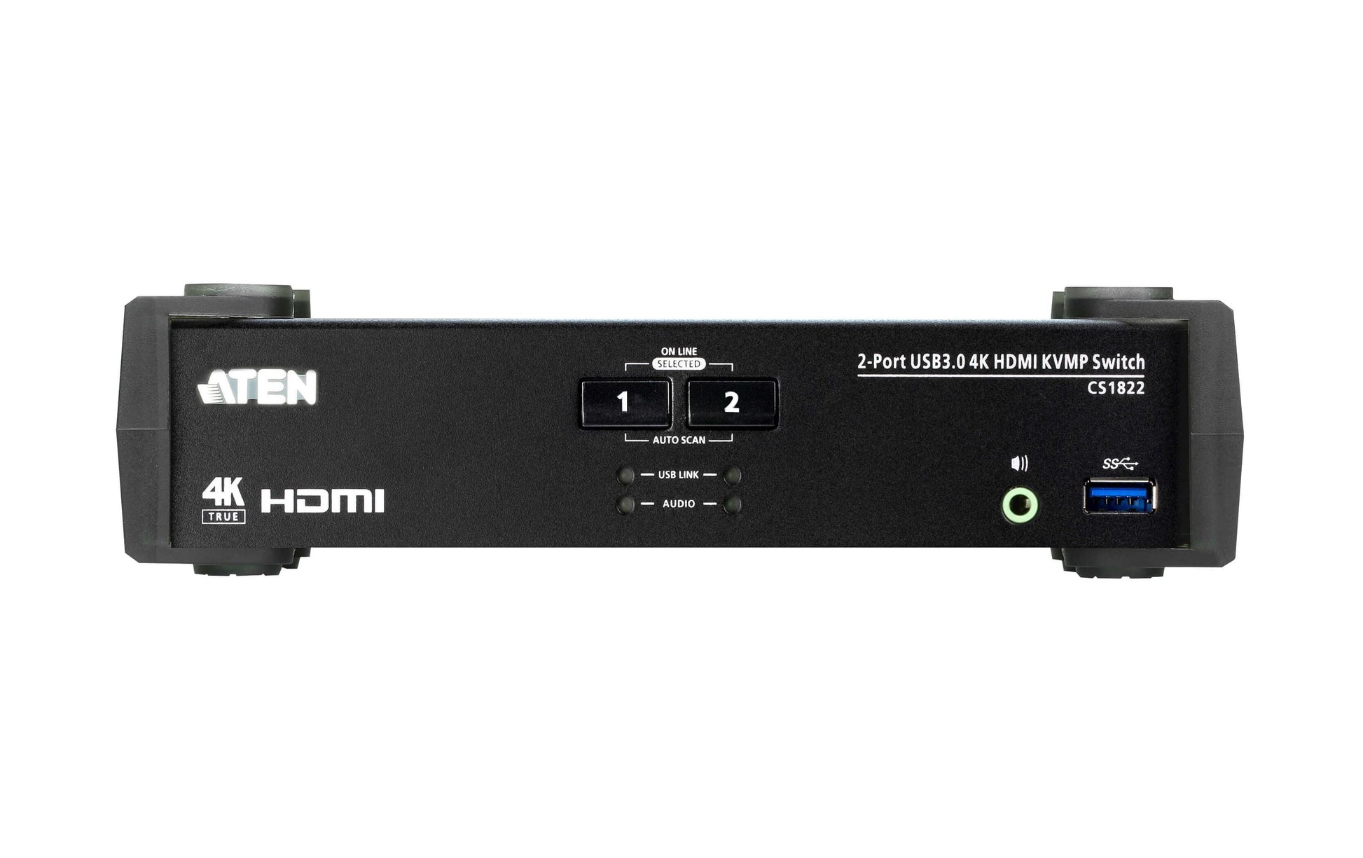 ATEN CS1822 – KVM-Switch 2×1, HDMI/USB 3.2 Gen 1, 4K (4096 × 2160), RS-232