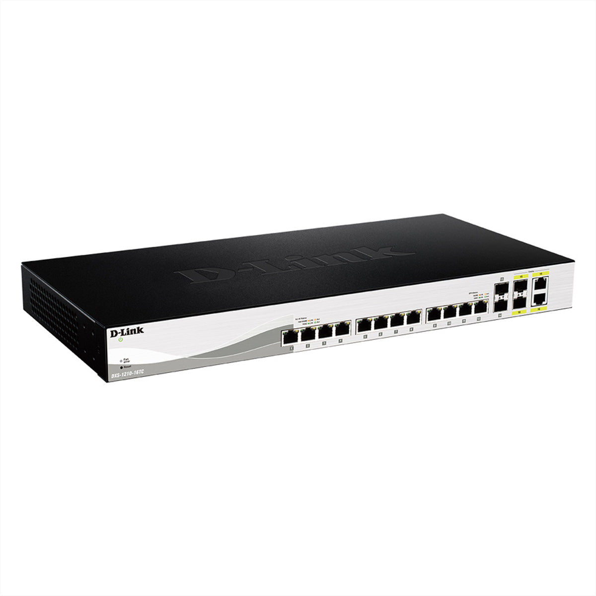 D-Link DXS-1210-16TC – Managed Switch – 12×10G, 4×SFP+, L2, 1U