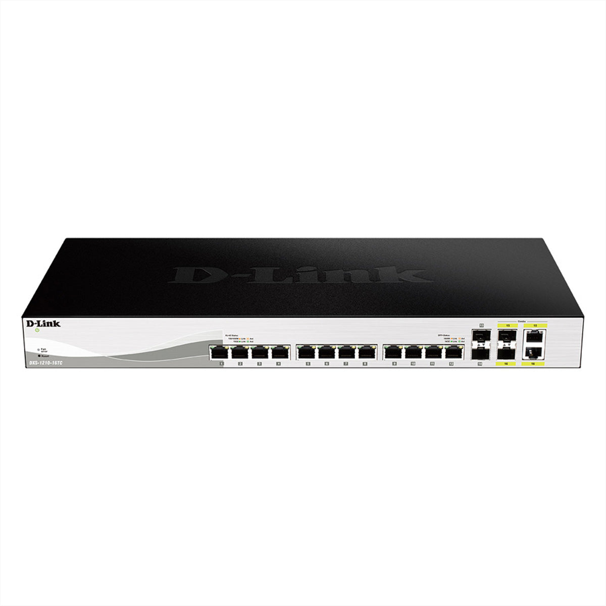 D-Link DXS-1210-16TC – Managed Switch – 12×10G, 4×SFP+, L2, 1U