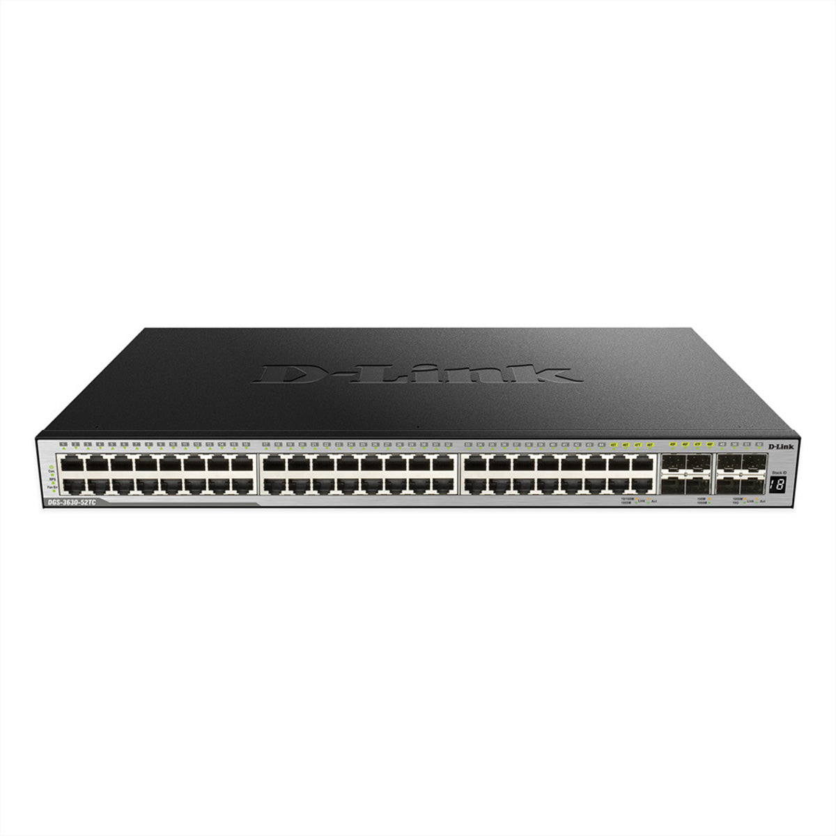 D-Link DGS-3630-52TC/SI/E – Layer-3 Managed Switch, Gigabit Ethernet, 48x RJ-45, 4x SFP, 4x SFP+