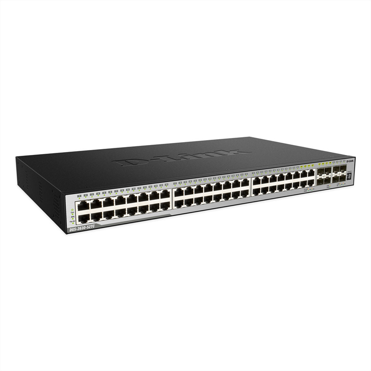 D-Link DGS-3630-52TC/SI/E – Layer-3 Managed Switch, Gigabit Ethernet, 48x RJ-45, 4x SFP, 4x SFP+