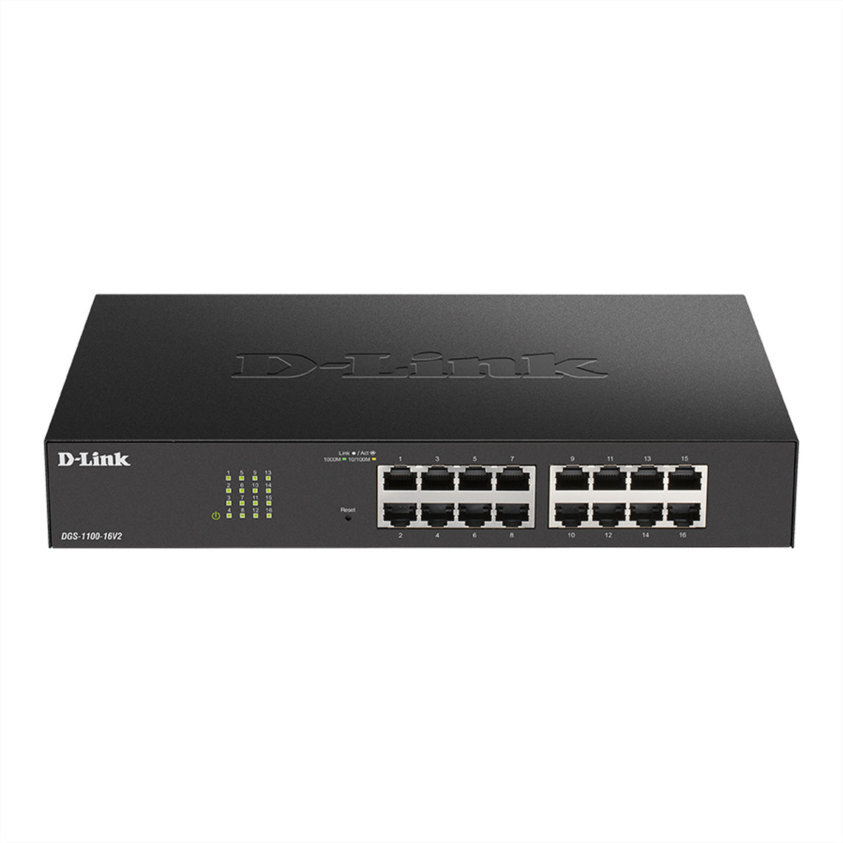 D-Link DGS-1100-16V2 – Managed Switch – 16×GbE, L2, 1U