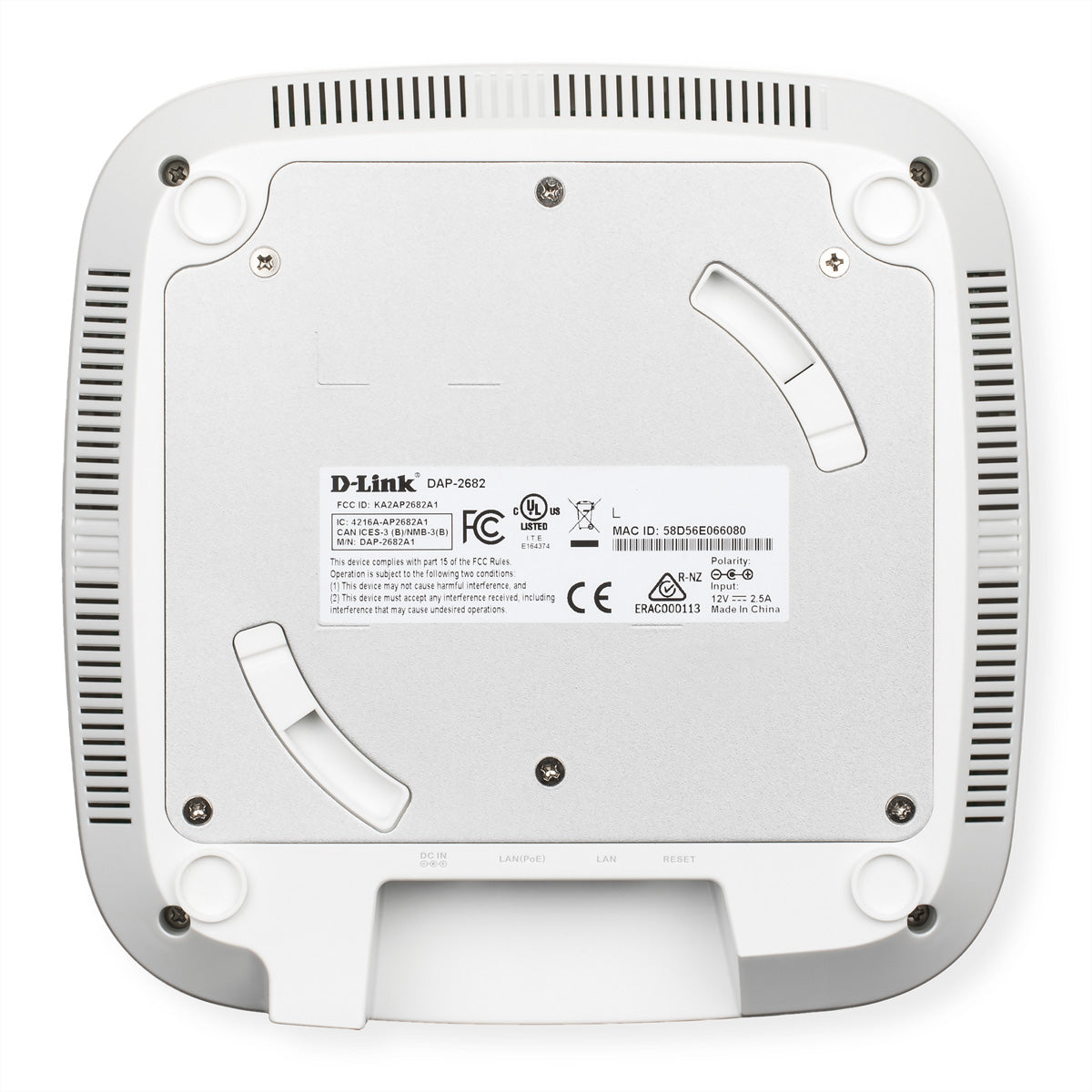 D-Link DAP-2682 – Access Point – Wi-Fi 5 (2,4/5 GHz), 2,3 Gbit/s, GbE, PoE, Wand/Decke