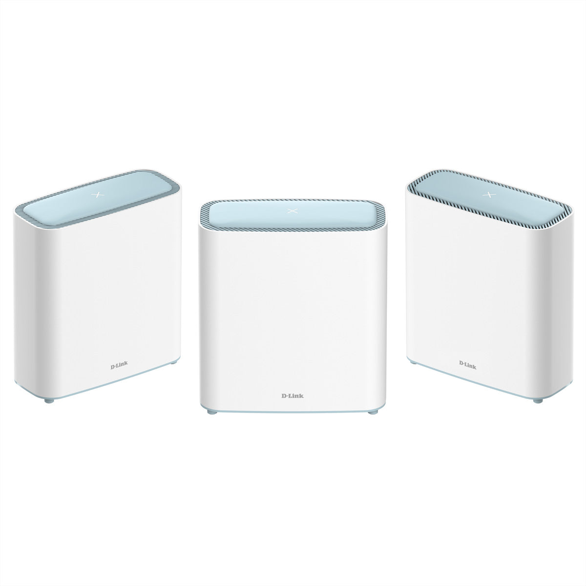 D-Link M32-3 EaglePro – Mesh-WLAN-System (3er-Set), Wi-Fi 6, Dual-Band (2,4/5 GHz), AX3200, 2× GbE, Weiss