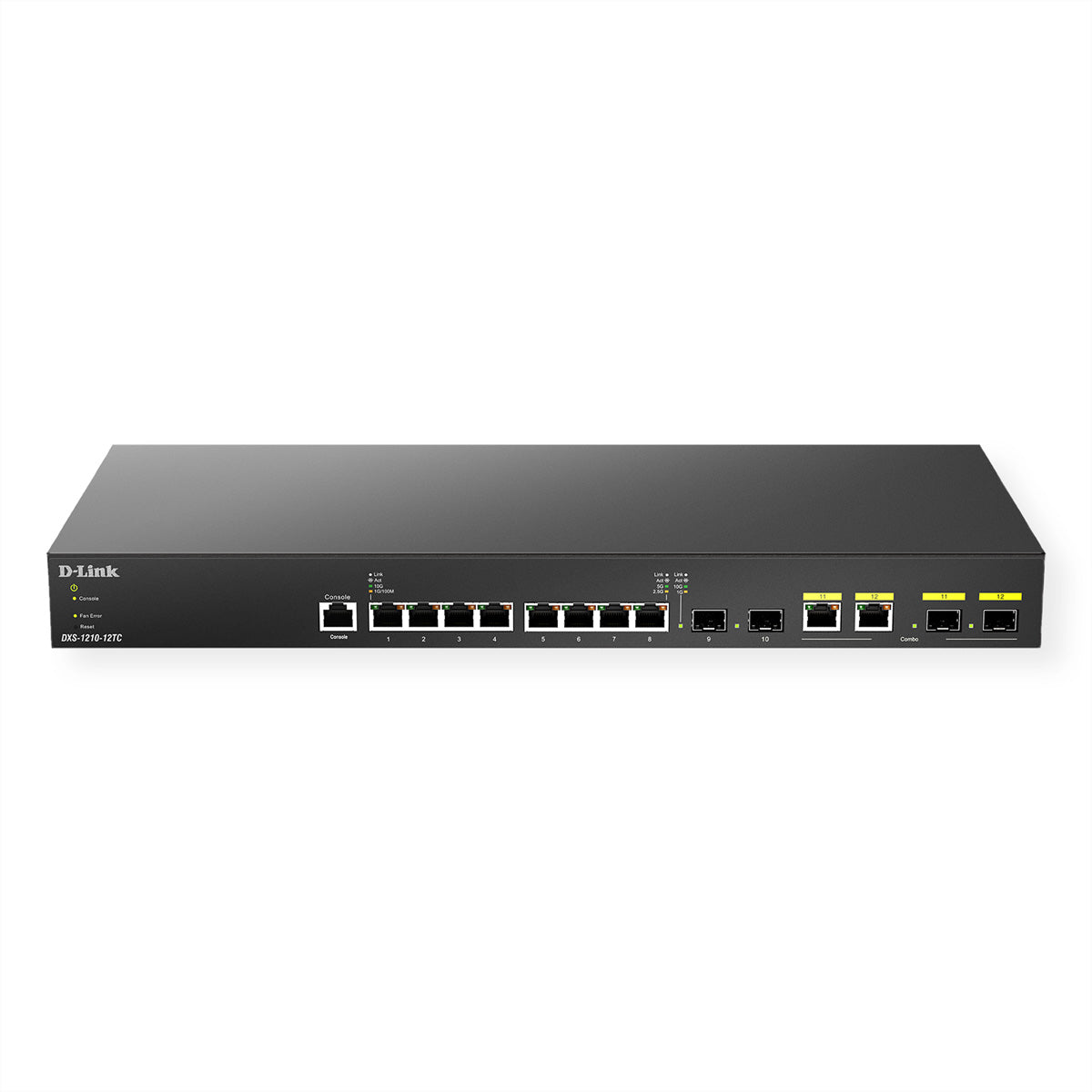 D-Link DXS-1210-12TC – Managed Switch – 10×10G RJ45, 2×SFP+, L2, 1U