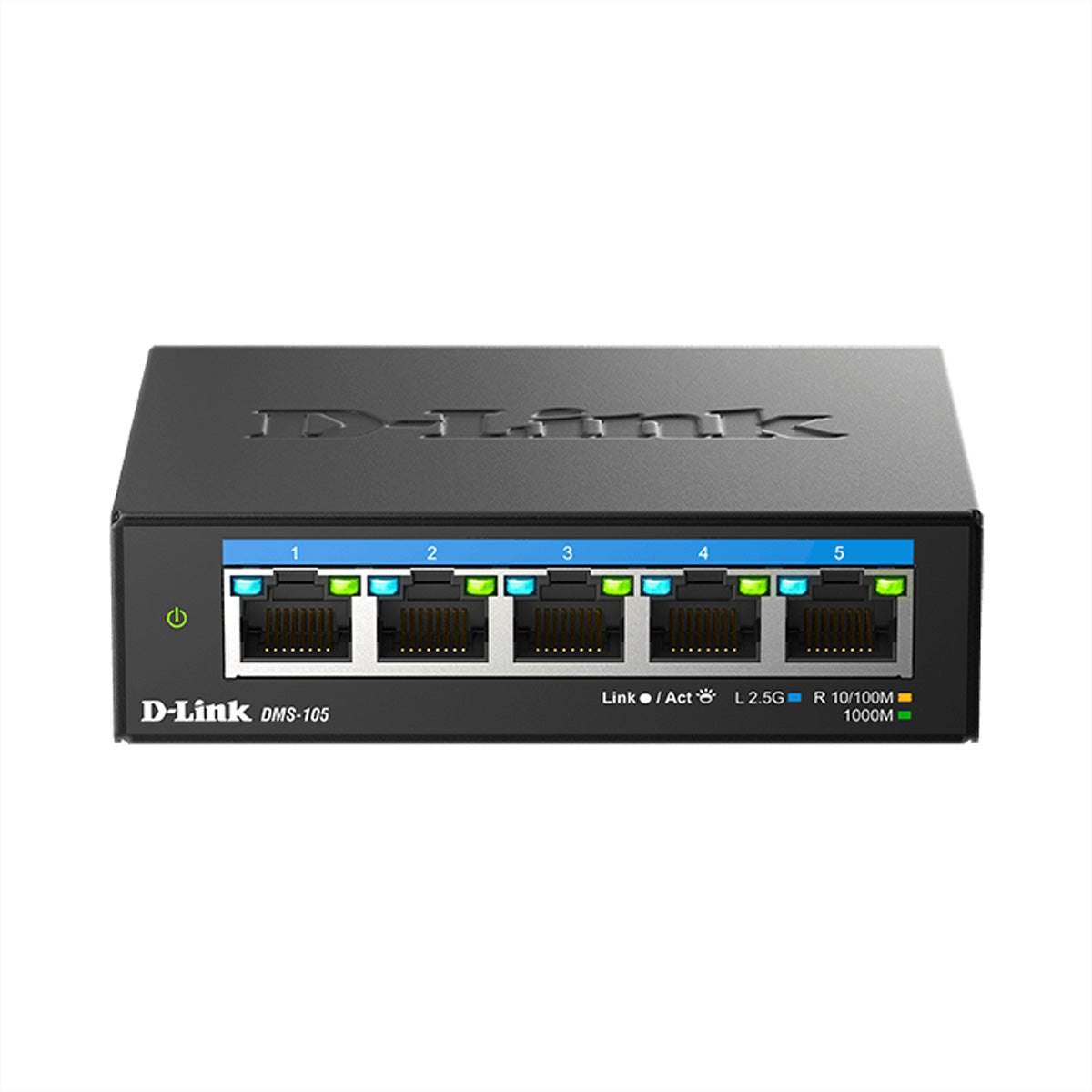 D-Link DMS-105/E – Switch – 5×2.5G, L2
