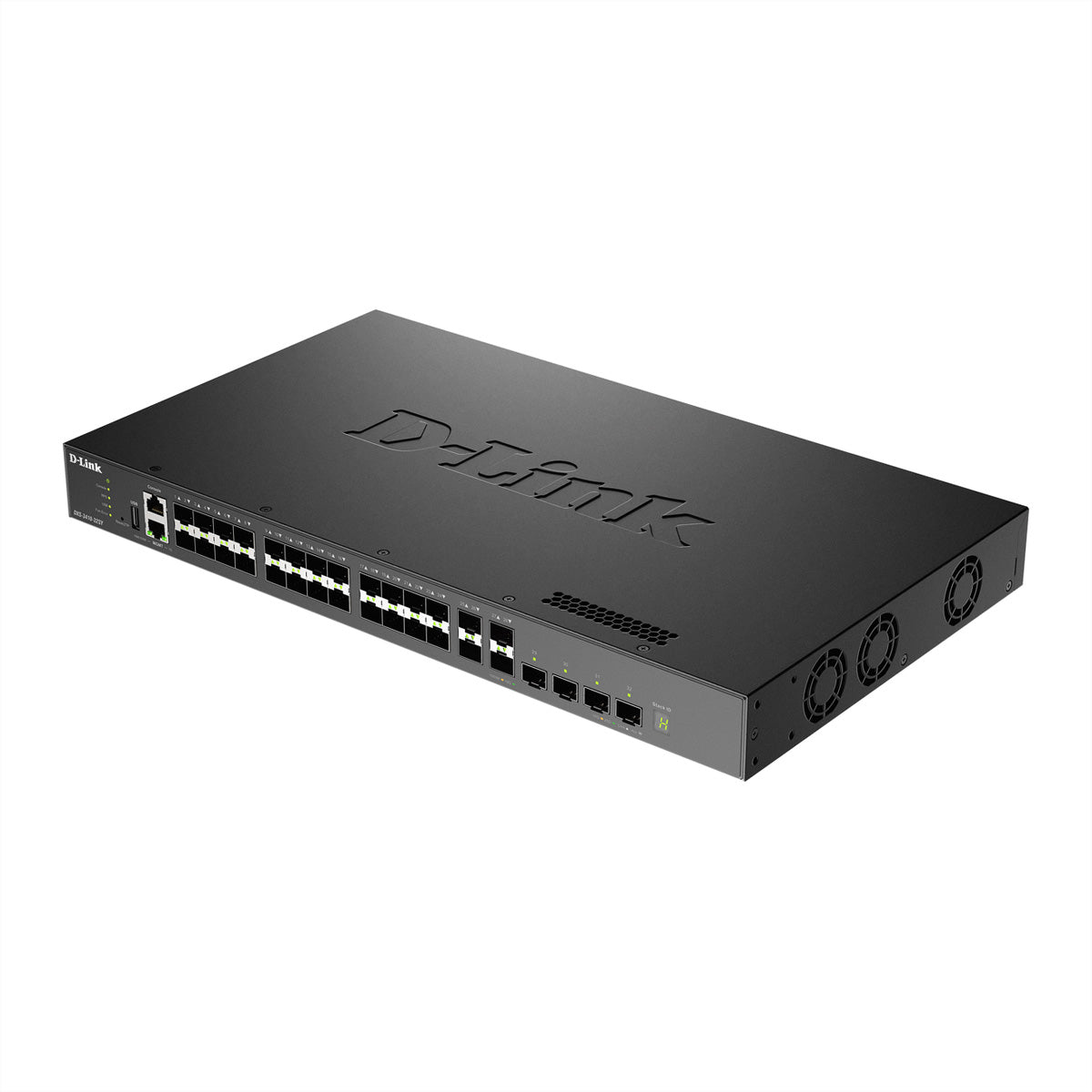 D-Link DXS-3410-32SY/E – Managed Switch – 28×10G SFP+, 4×25G SFP28, L3, 1U