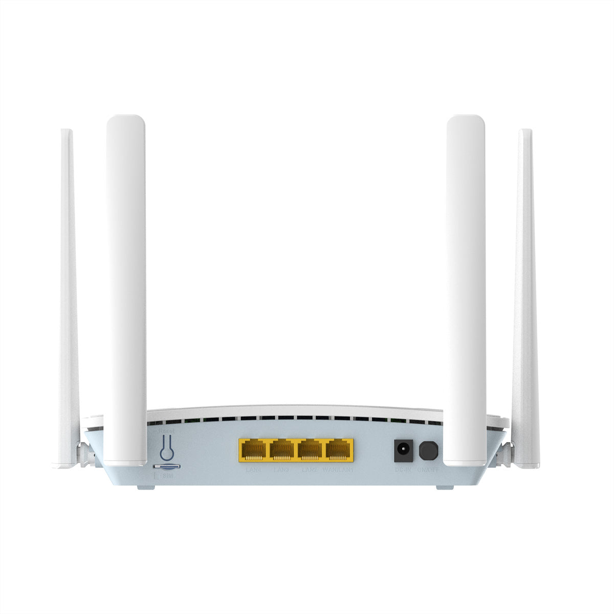 D-Link G416C/E – LTE-Router, Wi-Fi 6, Dual-Band, bis 1500 Mbit/s, 4x LAN (GbE), SIM-Slot (NanoSIM), Weiss