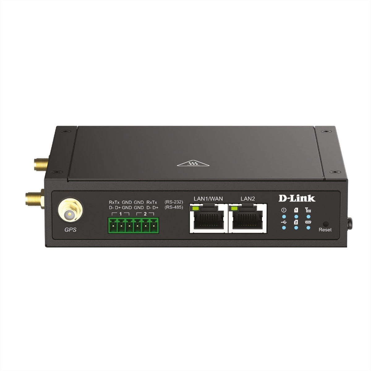 D-Link DOM-530-TSO – 4G LTE IIoT-Gateway – 2× Gigabit-Ethernet, Dual-SIM, GPS/GLONASS, RS-232/RS-485