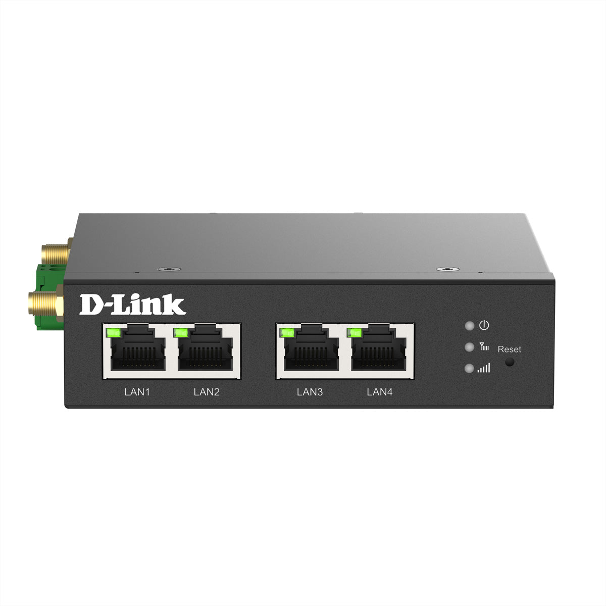 D-Link DWM-314-T – LTE-Router, bis 150 Mbit/s, Nano-SIM, 4x RJ-45 (10/100), DIN-Schiene