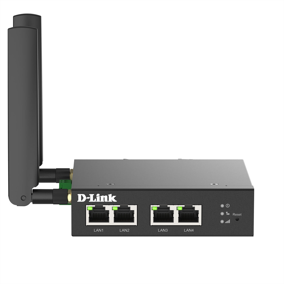 D-Link DWM-314-T – LTE-Router, bis 150 Mbit/s, Nano-SIM, 4x RJ-45 (10/100), DIN-Schiene