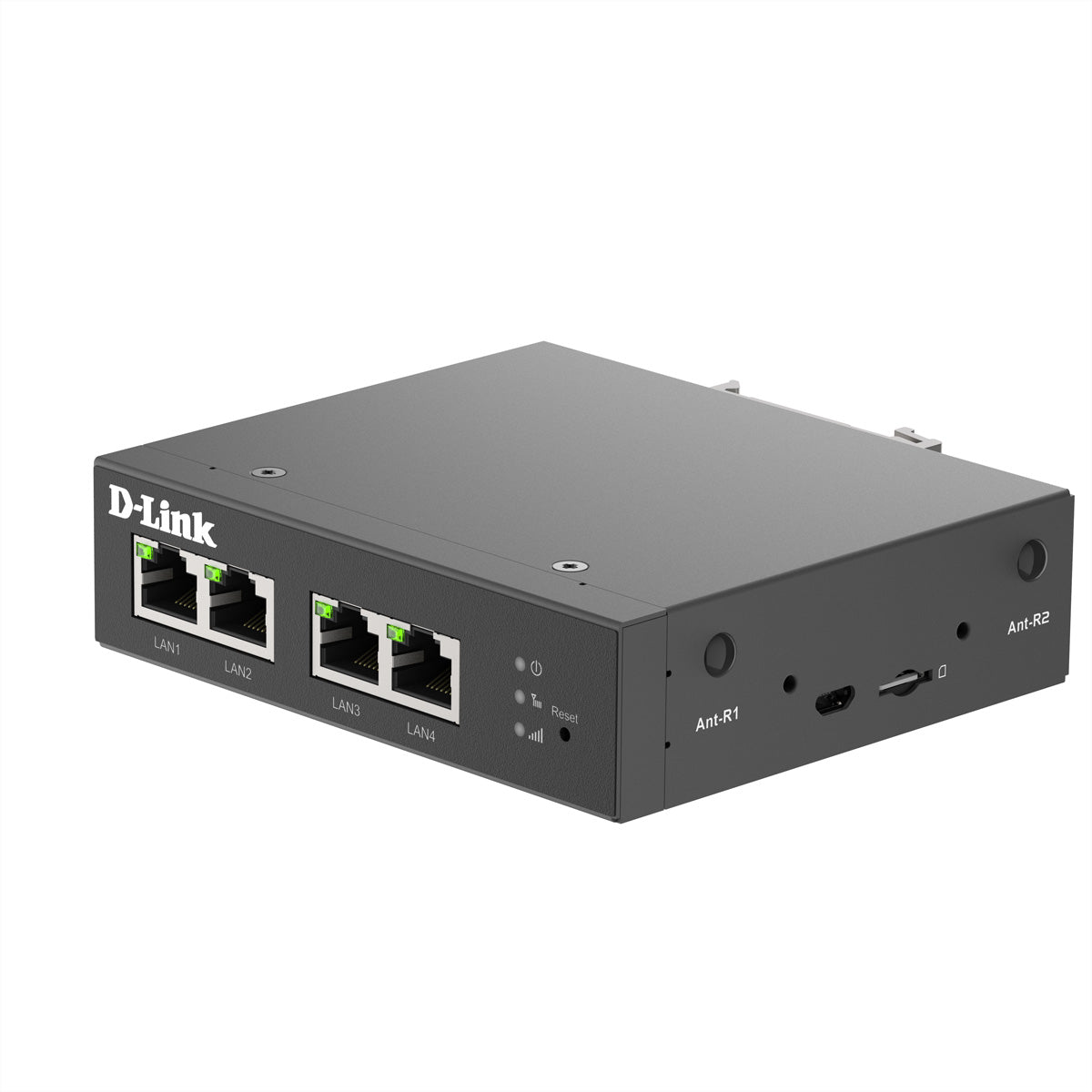 D-Link DWM-314-T – LTE-Router, bis 150 Mbit/s, Nano-SIM, 4x RJ-45 (10/100), DIN-Schiene