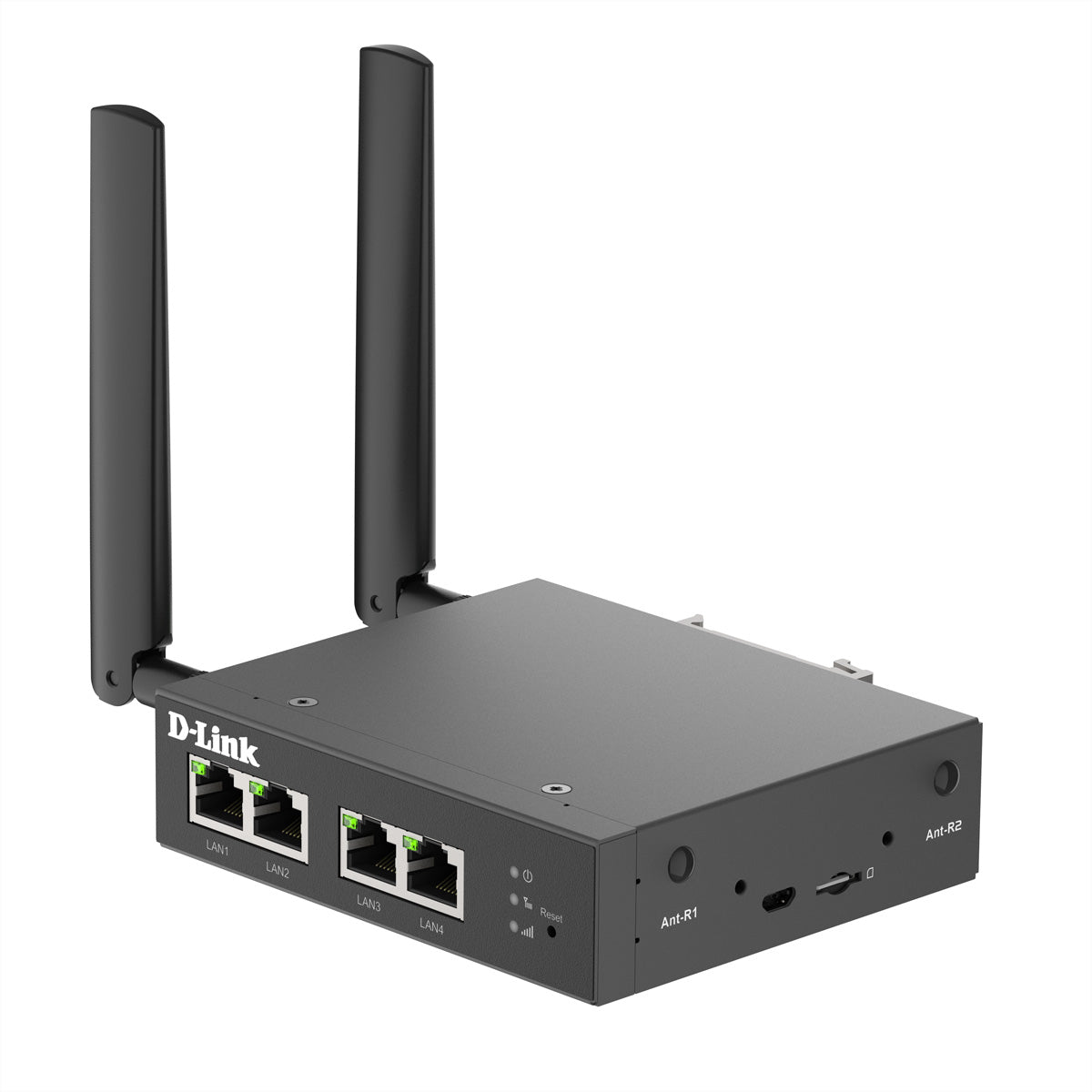 D-Link DWM-314-T – LTE-Router, bis 150 Mbit/s, Nano-SIM, 4x RJ-45 (10/100), DIN-Schiene