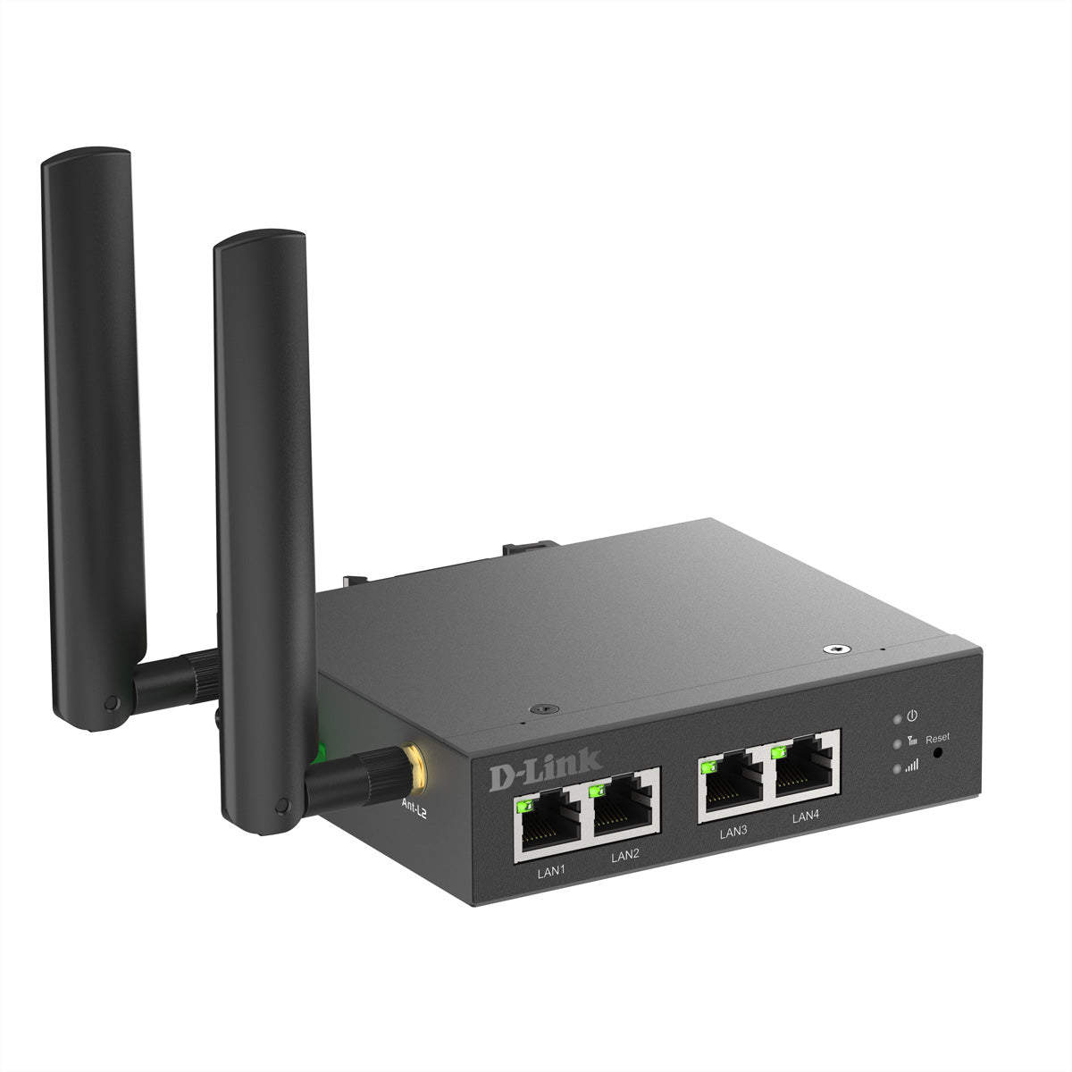 D-Link DWM-314-T – LTE-Router, bis 150 Mbit/s, Nano-SIM, 4x RJ-45 (10/100), DIN-Schiene