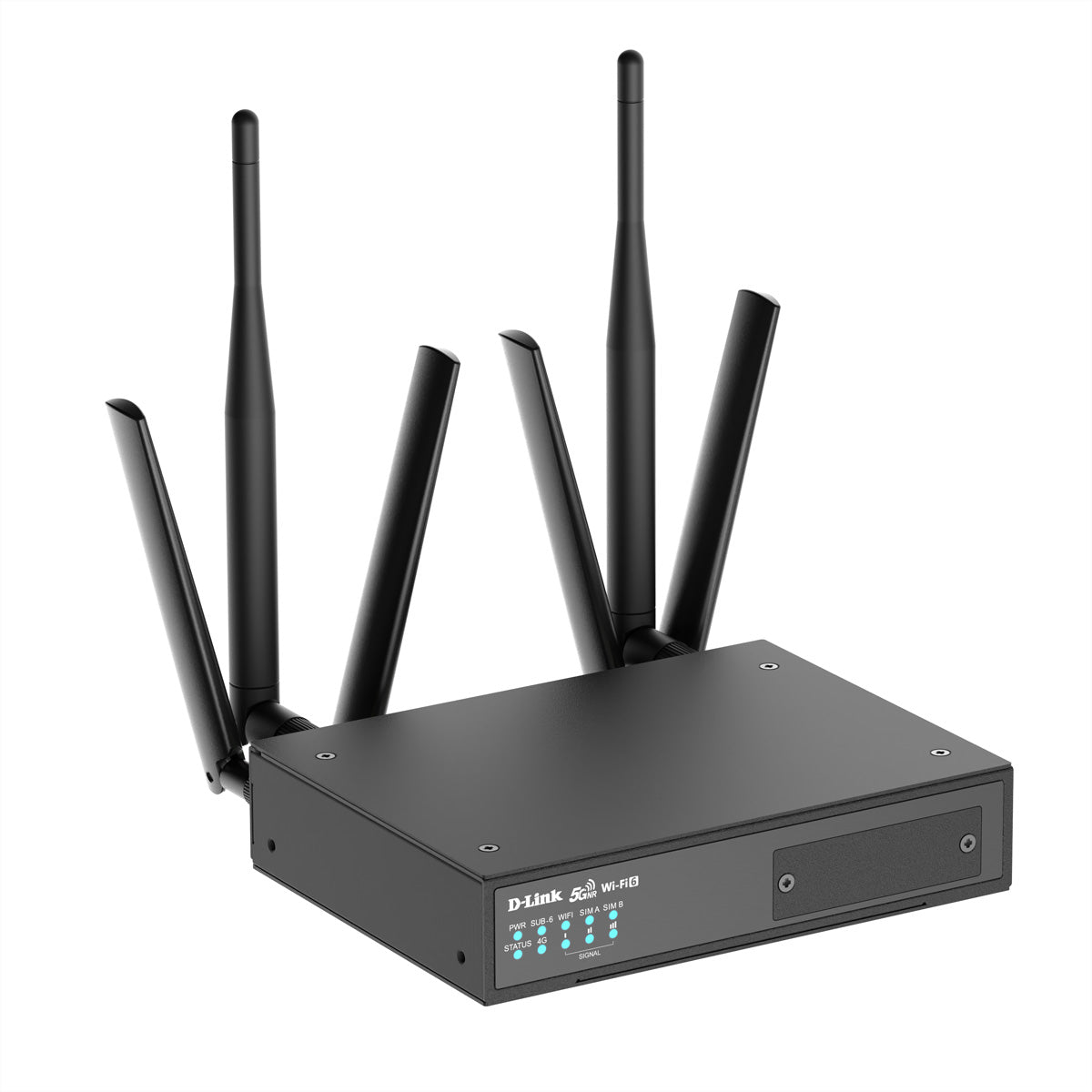 D-Link DWM-550-G VPN-Router – 5G/4G, Wi-Fi 6 (AX1800), Dual-Band, 4× 1G
