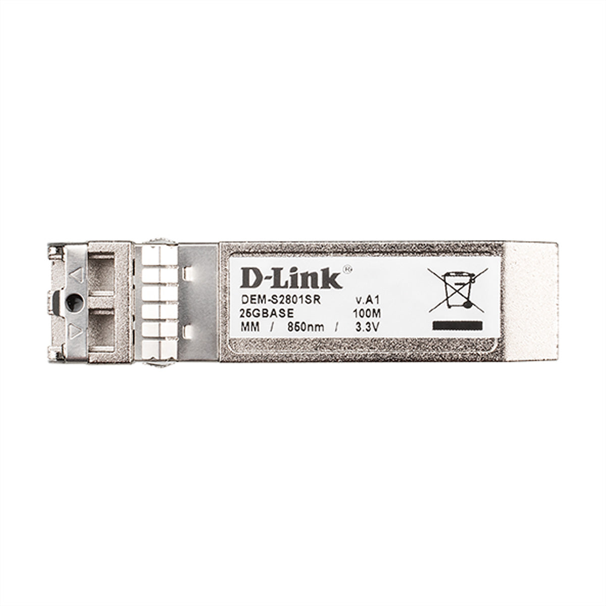 D-Link DEM-S2801SR – 25G SFP28 SR Transceiver – LC-Duplex, Multi-Mode, 100 m