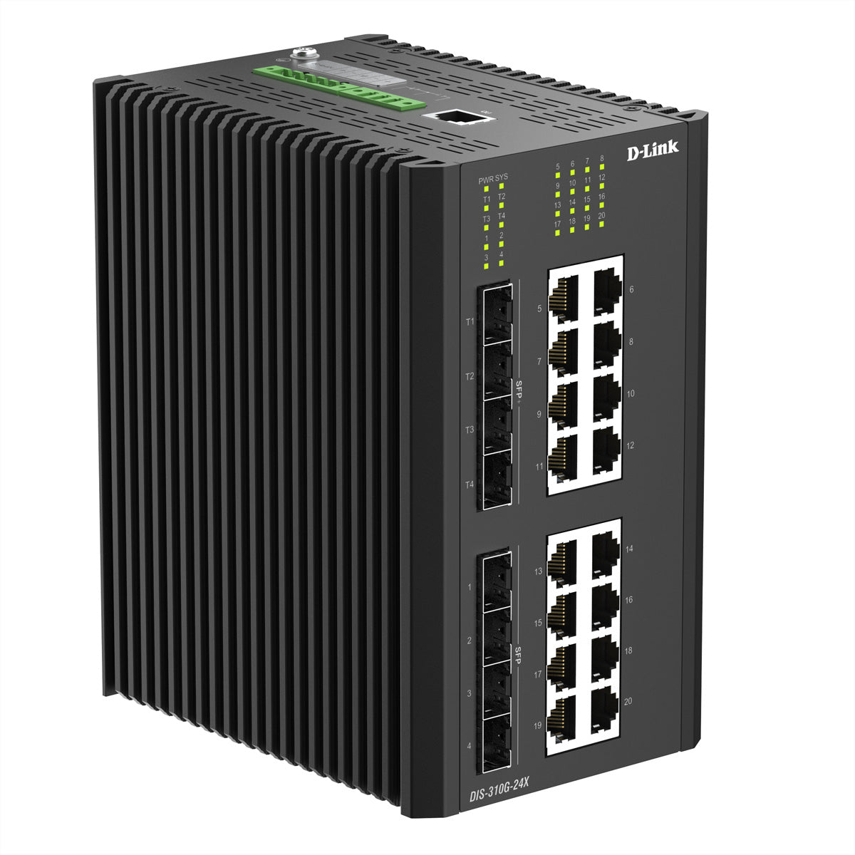 D-Link DIS-310G-24X – Managed Switch – 16×GbE, 4×10G SFP+, 4×SFP, L2/L3