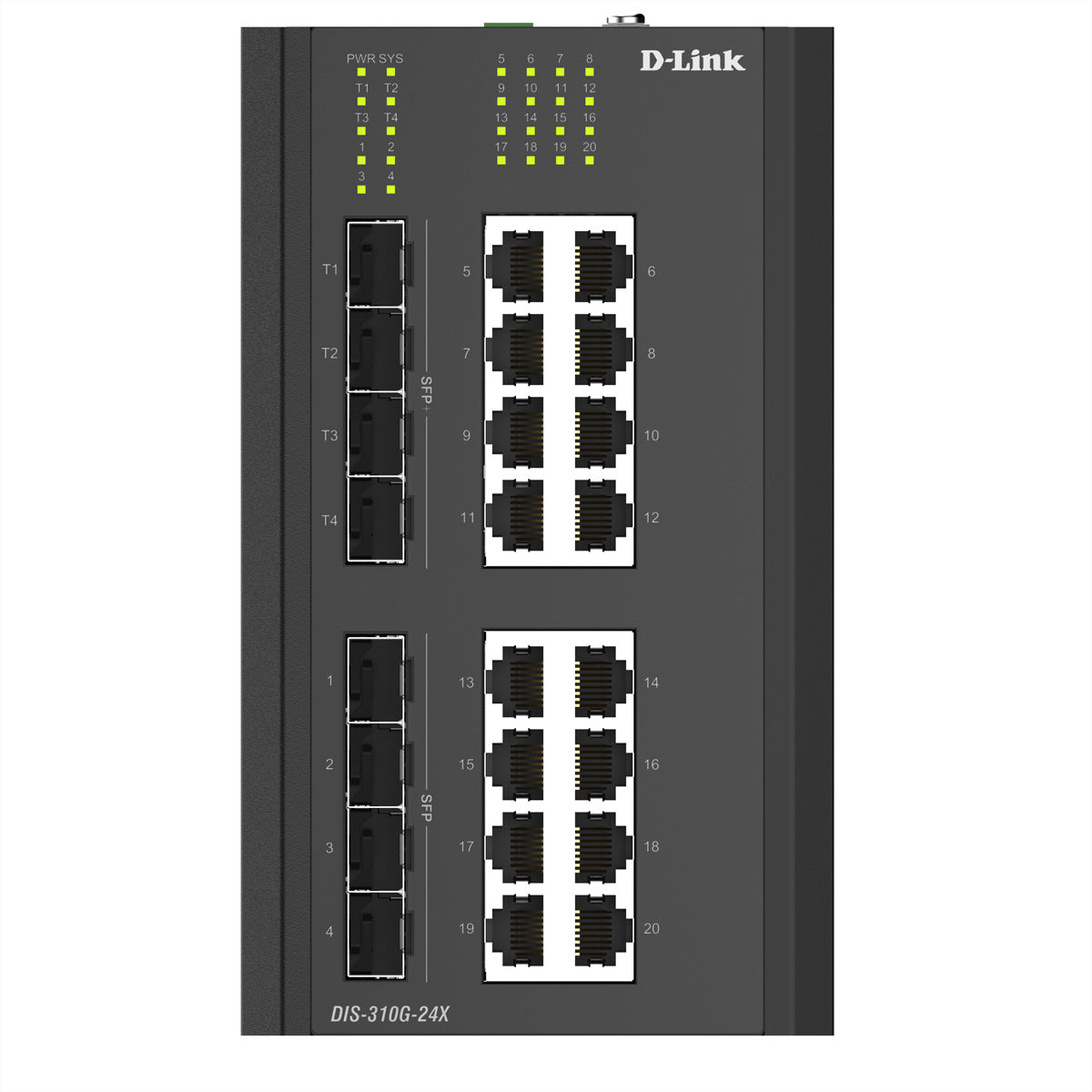D-Link DIS-310G-24X – Managed Switch – 16×GbE, 4×10G SFP+, 4×SFP, L2/L3