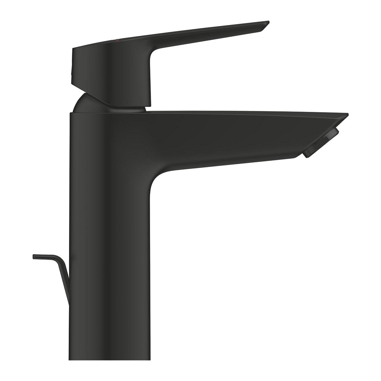 GROHE Start ES Waschtischarmatur – Höhe 192 mm, Grösse M, Metall, Schwarz, Anschlussmass 3/8"